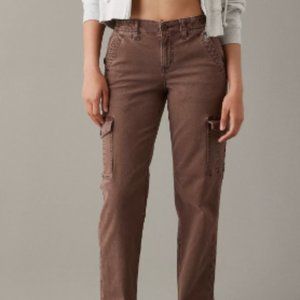 AE Stretch High-Waisted Straight Leg Carpenter Cargo Pant
